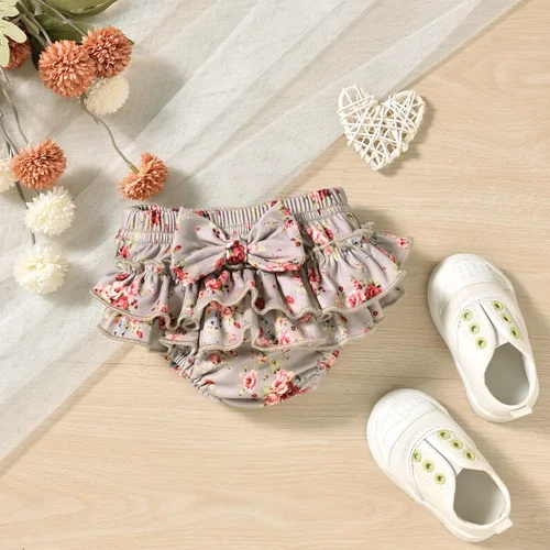 Vista 4 de Aalizzwell Body de manga corta con volantes y pantalones cortos para el verano
