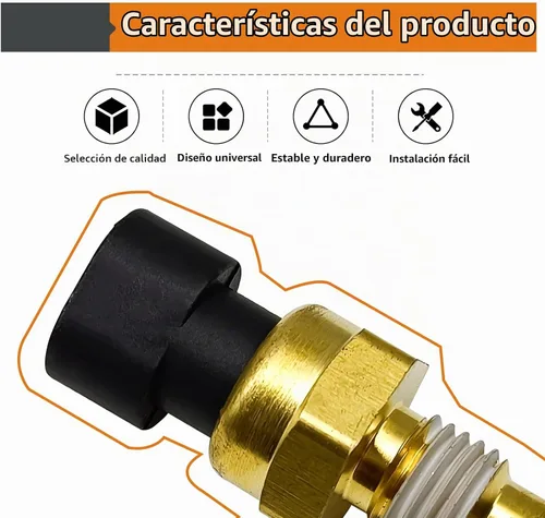 Vista 6 de Sensor de temperatura del refrigerante del motor compatible con Chevy Avalanche Impala Trailblazer Suburban 1500 2500 HD Express Silverado GMC Envoy