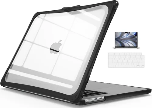 Vista 12 de IBENZER Hexpact Funda protectora para MacBook Air de 15 pulgadas 2026-2023