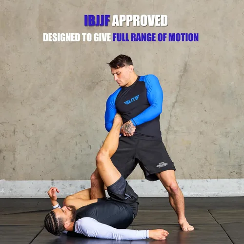 Vista 4 de Elite Sports MMA, BJJJ, No-Gi, protección de entrenamiento de manga corta