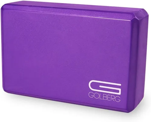 Vista 20 de Golberg - Bloque de espuma para yoga, para fitness, apoyo de alta intensidad y mejora la fuerza o flexibilidad, rosa/verde/verde oscuro, morado