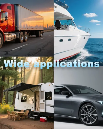 Vista 6 de Riseuvo Juego de 36 fusibles de automóvil – Fusibles surtidos de repuesto de cuchillas para automóvil, RV, cámper, barco, camión, motocicleta