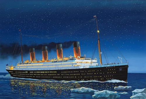 Vista 7 de Revell of Germany Kit de modelo de plástico RMS Titanic
