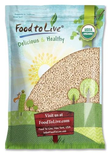 Vista 9 de Food to Live - Semillas de girasol orgánicas, 1 libra - Sin cáscara, crudas, sin OMG, granos secos, sin sal, kosher, vegano, Keto, Paleo, Sirtfood