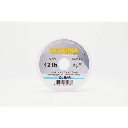 Vista 4 de Maxima Fishing Line Leader Wheel, transparente, 1 libra, 27 yardas