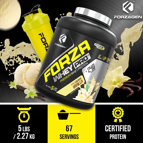 Vista 7 de Forzagen Whey PRO - Proteína en polvo baja en carbohidratos, 0.94 onzas de proteína por porción, sin azúcar añadida, sin gluten, suero de leche