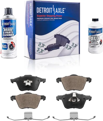 Vista 146 de Detroit Axle - Pastillas de Freno Delantero Izquierdo Reemplazo de Pinza de Disco para Ford Fusion Mazda 6 Lincoln MKZ Mercury Milan 2006-2012