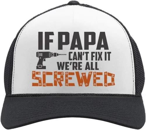 Vista 7 de Sombrero divertido para papá, para hombres, regalos para papá, abuelo, día del padre, divertido gorra de béisbol de malla para hombre