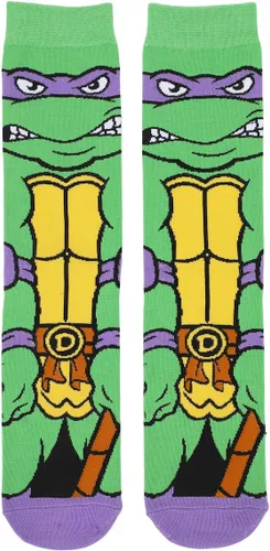 Vista 2 de Bioworld Teenage Mutant Ninja Turtles Animigos Mens Crew Socks