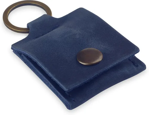 Vista 7 de Soporte de cuero para llavero, funda de viaje para anillo de boda, soporte para anillo de compromiso, bolsa para anillos, soporte para anillos