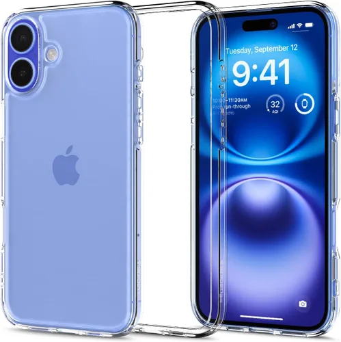 Vista 34 de Spigen Funda para iPhone 12 Mini, ultra híbrida, sin anillo magnético, antiamarilleo, transparente