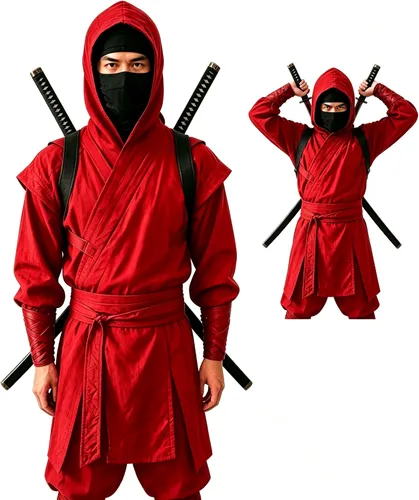 Vista 2 de Funda de katana para espalda, espada samurái, ninja, cinturón de transporte, rana