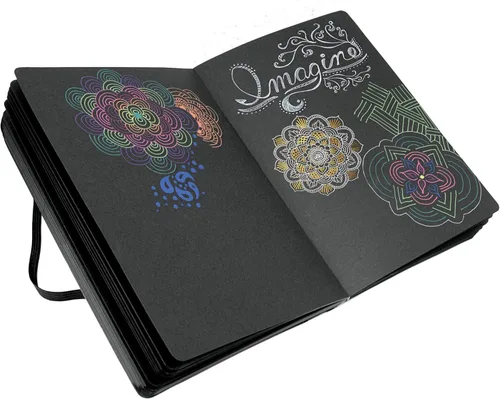 Vista 3 de Cuaderno de bocetos Travelers Dot Grid Pentalic Art, libre de ácidos