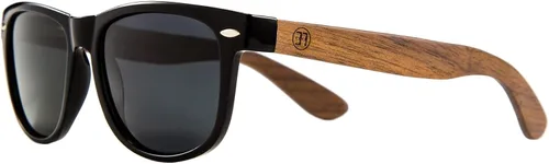 Vista 6 de FEISEDY Gafas de sol polarizadas de madera para mujeres y hombres, HD UV400, conducción de pesca, golf, B2448