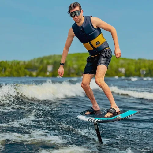 Vista 3 de ÆRA Gafas de natación ultraligeras sin marco, lente nanotecnológica antivaho, 100% protección UV, surf, SUP, moto acuática, esquí acuático, aguas