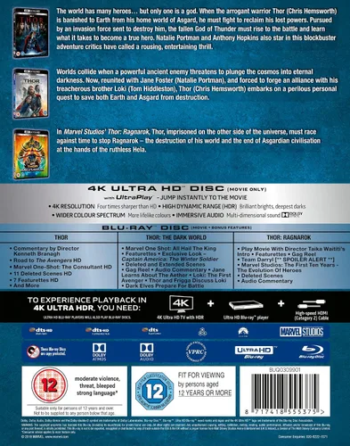 Vista 3 de Marvel Studios Thor 3-Movie Collection