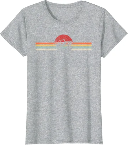 Vista 27 de Camiseta retro vintage Off Road 4X4 Negro