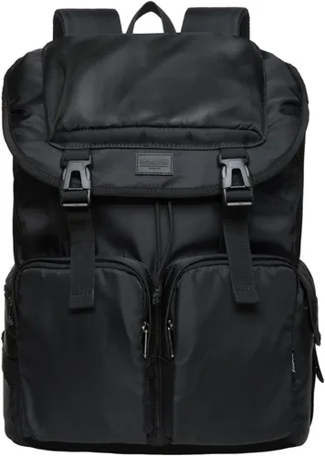Vista 39 de KAUKKO Mochila de viaje para laptop, mochila al aire libre, mochila causal para 15.6 pulgadas (nailon negro)