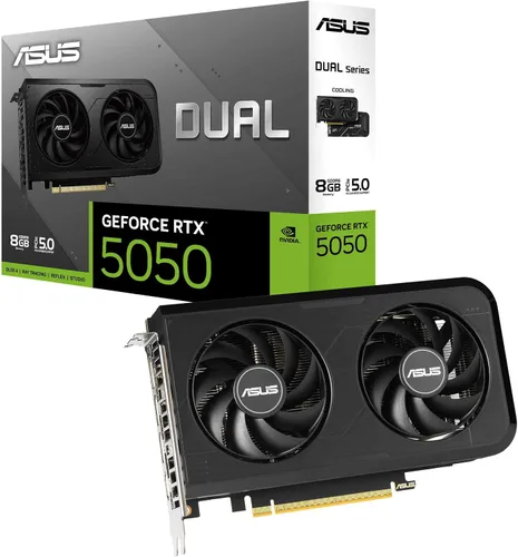 Vista 19 de ASUS Tarjeta gráfica para juegos Dual GeForce RTX 3050 6GB GDDR6 OC Edition