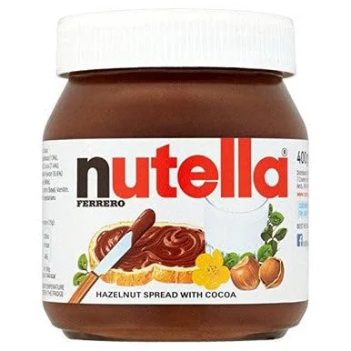 Vista 2 de Nutella Crema de chocolate con avellana, 400 g/14.1oz., (paquete de 2) (importado de Canadá)