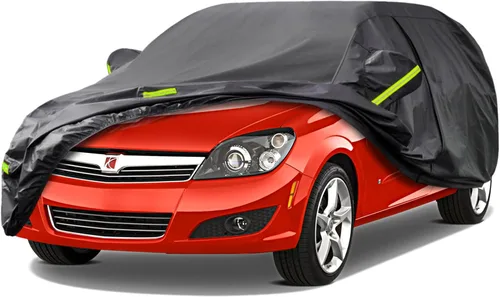 Vista 5 de Kaugung Funda para Coche de Ajuste Personalizado BMW Serie 3 E30 (1982-1994), 7 Capas Resistente al Viento Todo Clima Impermeable Cubierta Exterior