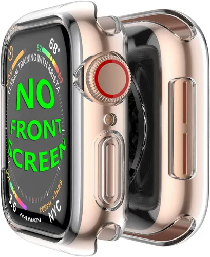 Vista 9 de Funda de TPU suave para Apple Watch Series 11 10 de 42 mm, cubierta de carcasa de iWatch con protección contra golpes chapada de TPU suave