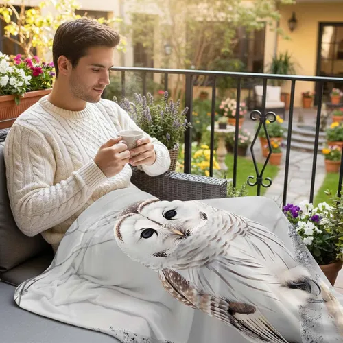 Vista 5 de Manta Singingin de franela ultra suave para la cama, manta de felices Halloween, diseño de mansión, manta para todo el año, manta cálida, mullida