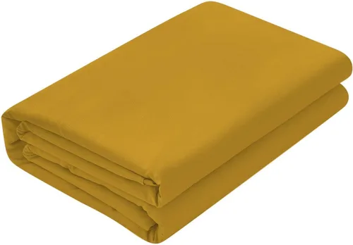 Vista 2 de Xtream Fabric Juego de sábanas, juego de sábanas de algodón de 800 hilos, 1 sábana encimera y 2 fundas de almohada (dorado, Queen)