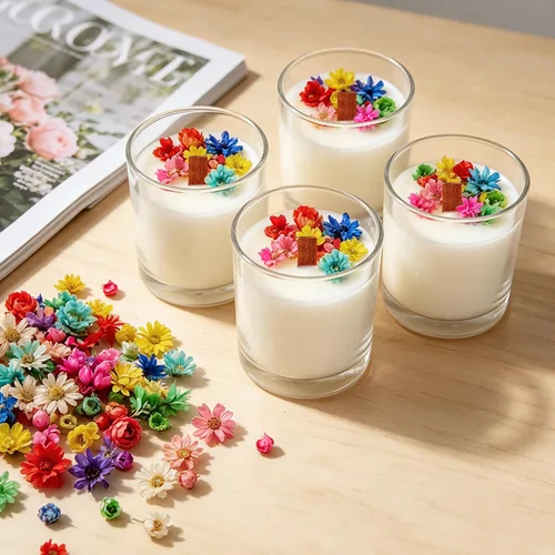 Vista 4 de 300 Pcs Mini Dried Flowers for Resin,Pressed Natural Flowers for Crafts