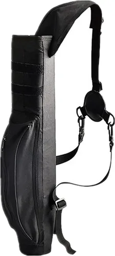 Vista 10 de Al aire libre Flecha Pot Back Archery Bolso de hombro ajustable de gran capacidad 3 puntos arnés impermeable Carcaj cadera para caza tiro