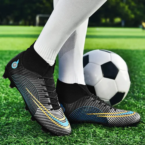 Vista 5 de Beyondjuff Zapatos de fútbol para hombre, zapatos de fútbol para exteriores, botas de fútbol juveniles, zapatos de fútbol para niños