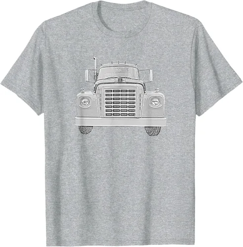 Vista 33 de Camiseta clásica de camión pesado International Harvester IH Loadstar, Negro, S