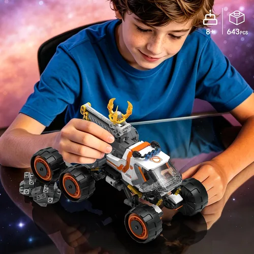 Vista 2 de Space Explorer Rover Juegos de bloques de construcción, vehículos Ll002