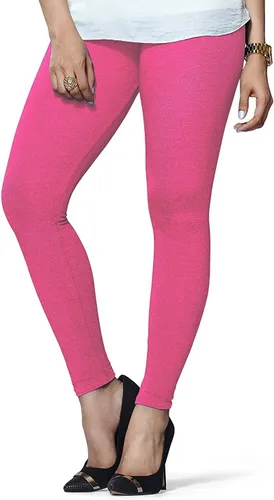 Vista 29 de ladyline Leggings Churidar elásticos de algodón para mujer Extra largos de longitud completa de cintura alta Talla regular y grande Pantalones