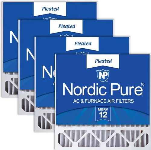 Vista 14 de Nordic Pure 20 x 20 x 5 (19_5/8 x 19_7/8 x 4_3/8) Honeywell/Lennox MERV 8 filtro de aire de repuesto, 1 paquete