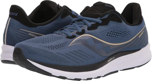 Vista 7 de Saucony Ride 14 - Tenis de correr para hombre CarbónNegro