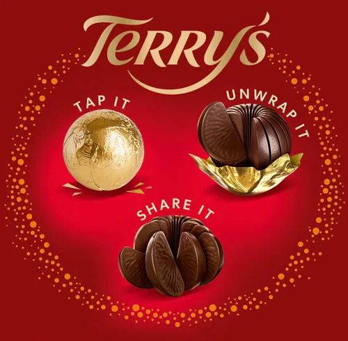 Vista 5 de Terry's Naranjas de chocolate oscuro – Paquete de 12 – Cada naranja 5.11 oz – Holiday Classic Dark Chocolate Orange