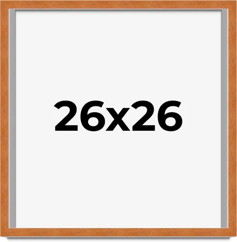 Vista 159 de Marco de 3 x 3 pulgadas de madera maciza de nuez y miel marrón con plexiglás acrílico UV, respaldo de tablero de espuma y accesorios para colgar