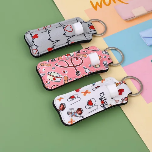 Vista 60 de COOKOOKY Chapstick - Llavero con clip para bálsamo labial