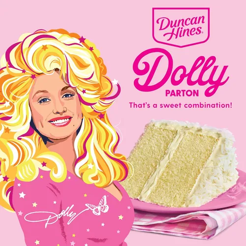 Vista 5 de Duncan Hines Dolly Parton's Favorite Southern Style - Mezcla de pastel con sabor a coco, 15.25 onzas
