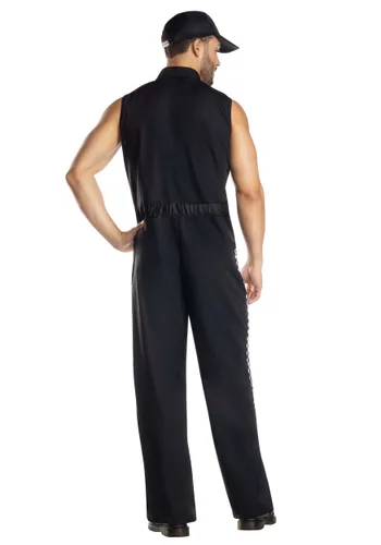 Vista 2 de Disfraz Uniforme de Piloto de Fórmula para Hombre Multicolor