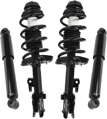 Vista 9 de Detroit Axle - Puntales y Amortiguadores para Chevy Traverse Buick Enclave GMC Acadia Saturn Outlook 2007-2012, 2 puntales delanteros con resorte
