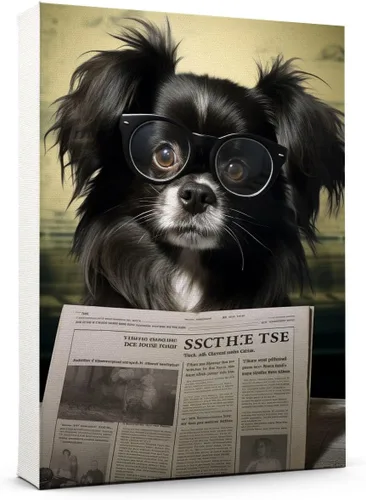 Vista 59 de Thuan Affenpinscher - Póster de lienzo con tus fotos, arte de pared para decoración del hogar, regalo conmemorativo para amantes de las mascotas