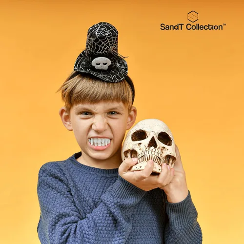 Vista 3 de 12 piezas de disfraz de mordaza fea de dientes falsos disfraz de Halloween