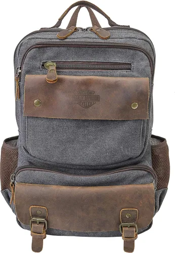 Vista 2 de Mochila Harley Davidson Mustang Gris 99107 GRAY
