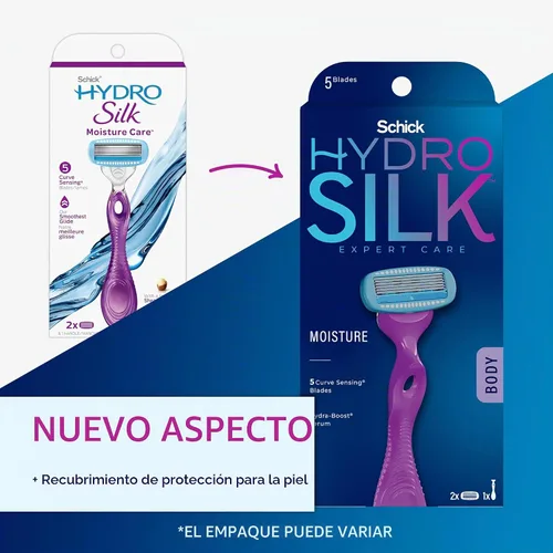 Vista 2 de Maquinilla de afeitar Schick Hydro Silk para mujer