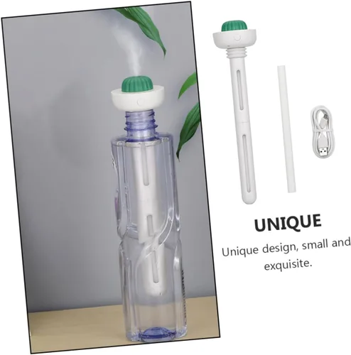 Vista 8 de CHILDWEET Humidificador portátil personal mini botella humidificador para viajes coche casa oficina color blanco