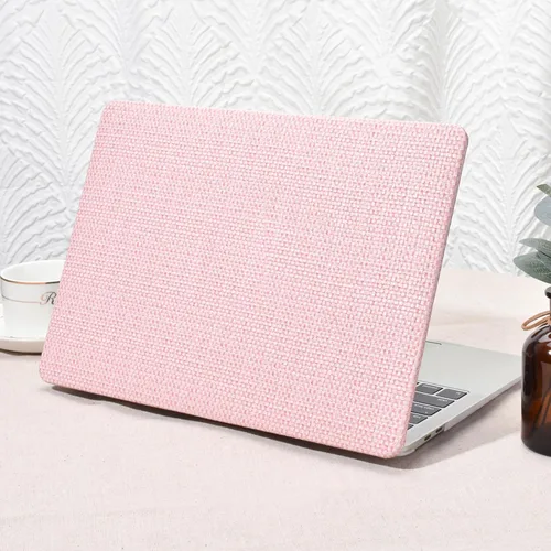 Vista 11 de Seorsok Funda compatible con MacBook Air de 13 pulgadas 2022-2018 versión A1932 A2179 M1 A2337 Touch ID, elegante funda rígida de plástico de cuero