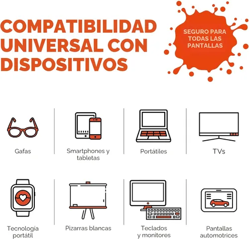 Vista 3 de WHOOSH Kit de limpieza recargable Screen Shine Pro, 16.9 fl oz