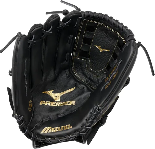 Vista 2 de Mizuno Premier Slowpitch Softball Glove Series I Full Grain Leather I Buttersoft Palm Liner I Parashock Palm Pad I PowerLock I Game-Ready Tela